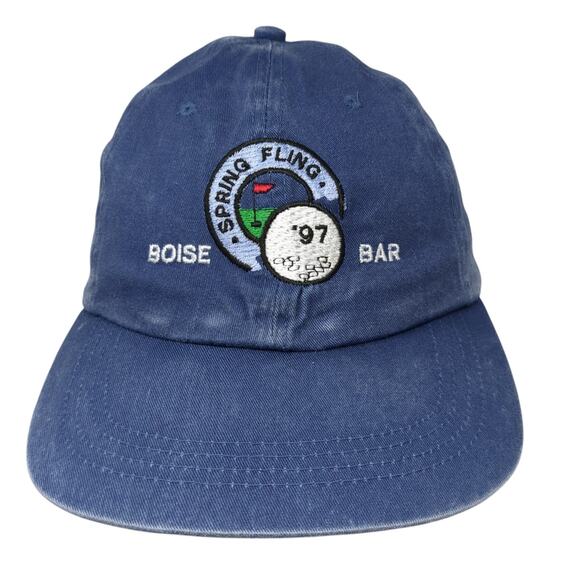 Boise Spring Fling Bar Slideback Hat Blue One Size Port Authority - Picture 1 of 9
